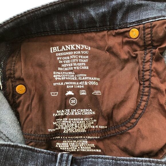 COPY - BLANKNYC DARK WASHED MIDRISE SKINNY JEANS SZ 30 - Picture 11 of 11